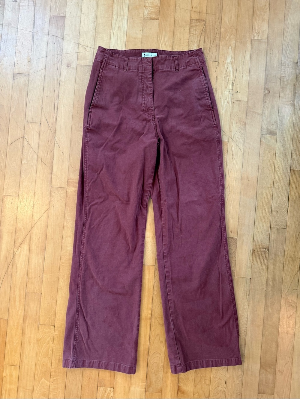 High-Rise Wide Leg Trousers in Intense Rust Tall